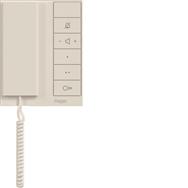 Station audio intérieure Hager RTQ640X avec combiné