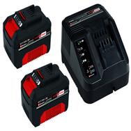 Einhell 4512098 - Batterie et chargeur - Lithium-Ion (Li-Ion) - 3 Ah - 18 V - Einhell - Noir - Rouge