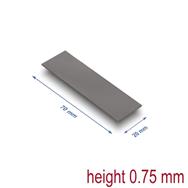 Pad thermique Delock 70 x 20 0,75 mm pour modules M.2 3,0 W/mK
