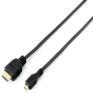 Câble Equip HDMI 1.4 vers Micro HDMI - 1 m - 1 m - HDMI Type A (Standard) - HDMI Type D (Micro) - 3D - 10,2 Gbit/s - Noir