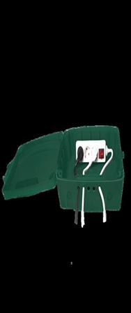 Boîtier de protection de câble extérieur LogiLink : Vert