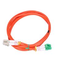 Cordon de brassage duplex OM2 multimode LC/UPC-LC/APC Extralink 2 m