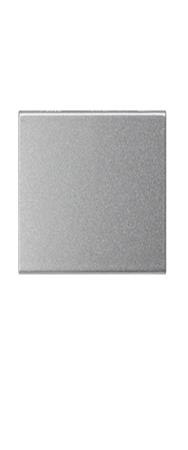 Cache bouton d'appel GIRA 2-/3-f aluminium 125565