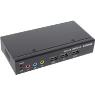 Extension KVM USB DVI en ligne sur câble TP avec audio jusqu'à 50 m