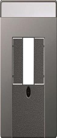 GIRA 0876600 Couvercle BSF TAE USB System 55 en acier inoxydable