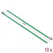 Serre-câbles Delock - 20 cm - vert (lot de 10)