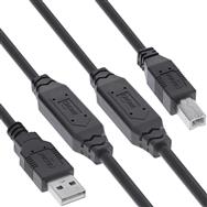 Câble actif USB 2.0 InLine - prise USB-A vers prise USB-B - 20 m