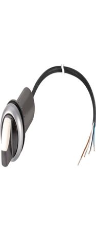 Bouton-poussoir sélecteur noir et blanc Eaton C22-WRK-K10-P62