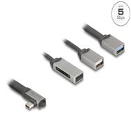 Hub USB Delock avec lecteur de cartes SD et Micro