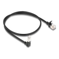 Câble patch Delock - RJ-45 (M) coudé vers le bas vers RJ-45 (M) droit