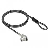 Delock 20691 - 1,5 m - Clé - Acier - Noir - Argent