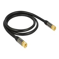 Câble d'antenne Delock - Connecteur F mâle vers connecteur F mâle