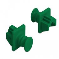 Delock pour RJ45 - Cache-poussière - vert (lot de 10)