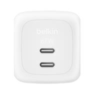 Belkin BoostCharge Dual USB-C PD Wall Charger - Power Supply - 67,000 W