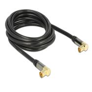 Câble d'antenne Delock - Connecteur IEC mâle vers connecteur IEC femelle