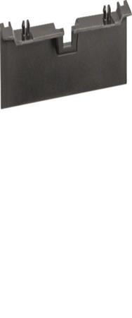 Tablier porte-unité Hager SL20080A RAL9011 noir graphite