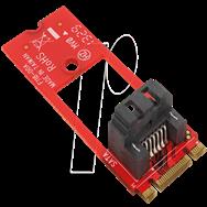 Delock adaptateur M.2 NGFF > SATA 7 broches
