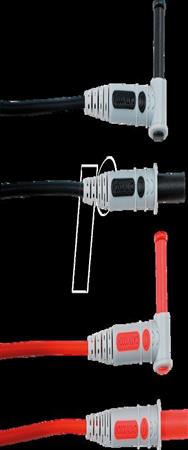 Chauvin Arnoux CHAU P01295453Z - Silikon-Messleitung 1.5 m rot+ schwarz gesichert