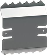 Hager FWKPZ003: 2x Earthing Part for FWKP (Fire-Resistant Wiring Kit) Channel, 60mm (Millimeter) Height.