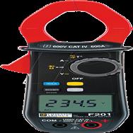 Chauvin Arnoux F201 Stromzange digital CAT III 1000 V, CAT IV 600 V Anzeige (Counts): 6000