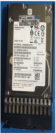 Disque dur HPE 300 Go SFF SAS 12 Go 15 000 tr/min