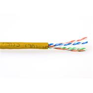 ACT CAT6A U/UTP PVC patch 305 m yellow - 305 m - Cat6a - U/UTP (UTP) - Yellow