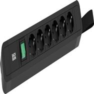 Multiprise Bachmann PRIMO 2 2 m Noir