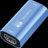 LogiLink Adapter HDMI f/f Repeater 8K/60Hz bis - Cable - Digital/Display/Video