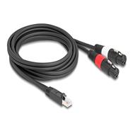 Câble DMX Delock - RJ-45 mâle vers XLR3 femelle
