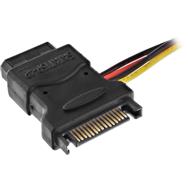 Câble d'alimentation SATA InLine SATA femelle vers 3x Molex