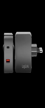 Adaptateur double USB-A/USB-C LogiLink 45 W GaN