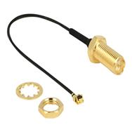 Câble d'antenne Delock - RP-SMA (F) vers I-PEX (M)