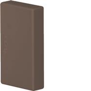 Hager LFF2003568014 End Piece for LF/LFF 20x33mm, Brown