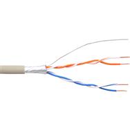 Câble téléphonique en ligne 4 fils, installation solide 2x2x0,6 mm, blindé, 25 m