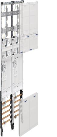 Panneau complet Hager 2ZP eHz H1050mm version 2 panneaux NRW SH HH MV Avacon ZK3EL22