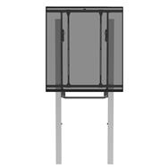 Système de pylône à 2 colonnes manuel celexon Expert Adjust-W pour écrans 86"