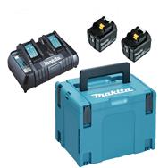 Makita 198077-8 Ensemble chargeur de batterie Li-Ion 6Ah 18V