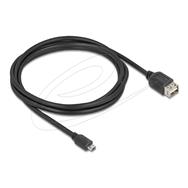 Câble USB 2.0 Delock EASY Type Micro-B mâle vers Type-A femelle 2 - Câble - Numérique