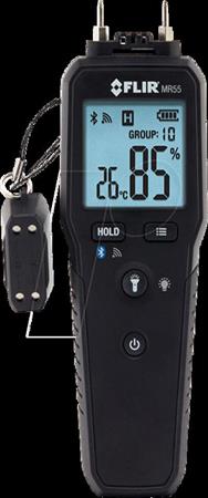 Flir MR55 - Humidimètre pour matériaux, Plage de mesure : humidité du bâtiment, Plage 1