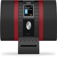 TechniSat MultyRadio 4.0 SE sw/rt DAB+/UKW/Internetradio mit CD-Player Farbdis