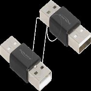 Adaptateur USB Delock - USB 2.0 A (M) vers USB 2.0 A (M)