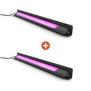Philips White & Color Amb. Amarant Wandfluter sw 1400lm 2er Pack