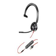 Poly Blackwire 3315 USB-A Headset - Headset - 20 KHz