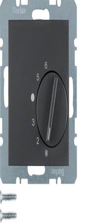 Berker 20261606 Thermostat d'ambiance avec échangeur et central