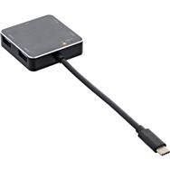 Hub USB 3.2 en ligne USB-C vers USB-A 4 ports