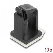 Support de câble Delock - noir (lot de 10)