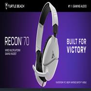 Casque de jeu filaire Turtle Beach Recon 70 blanc