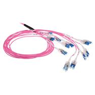ACT 10 meter Multimode 50/125 OM4 Preterm fiber cable 24F LC Polarity Twist - 10 m - OM4 - LC - LC