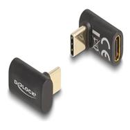 Adaptateur USB Delock - USB-C 24 broches (M) coudé vers USB-C 24 broches (F)