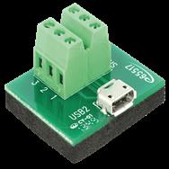 Adaptateur USB Delock - Bornier 6 broches (F) vers Micro-USB Type B (F)